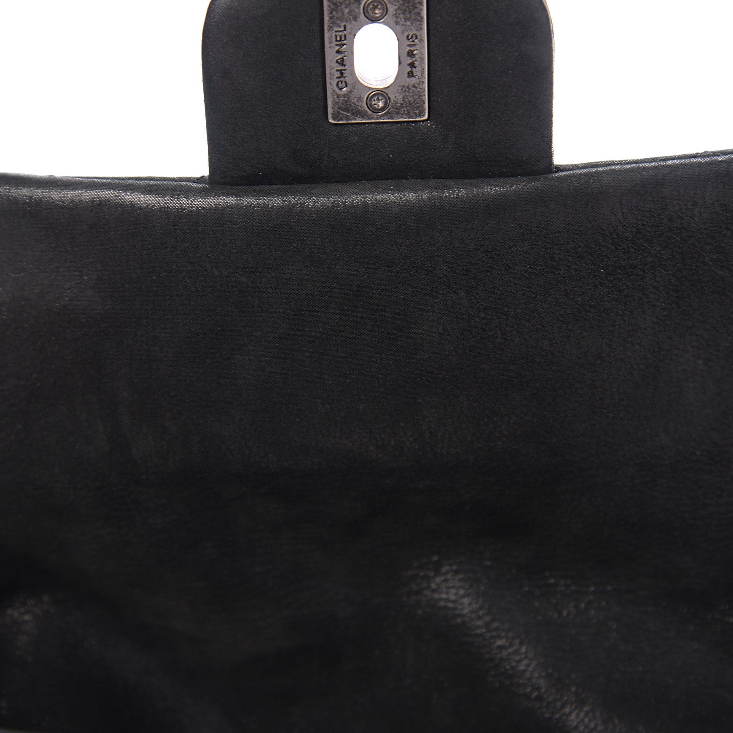 Chanel Iridescent Calfskin Quilted East West Flap Black 7 of 10