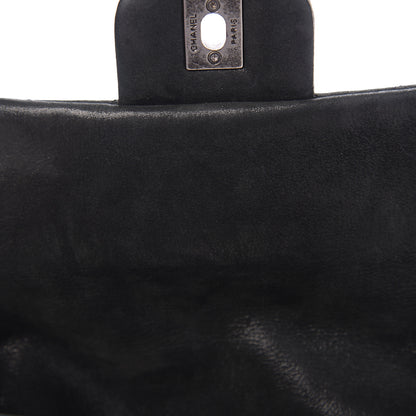 Chanel Iridescent Calfskin Quilted East West Flap Black 7 of 10