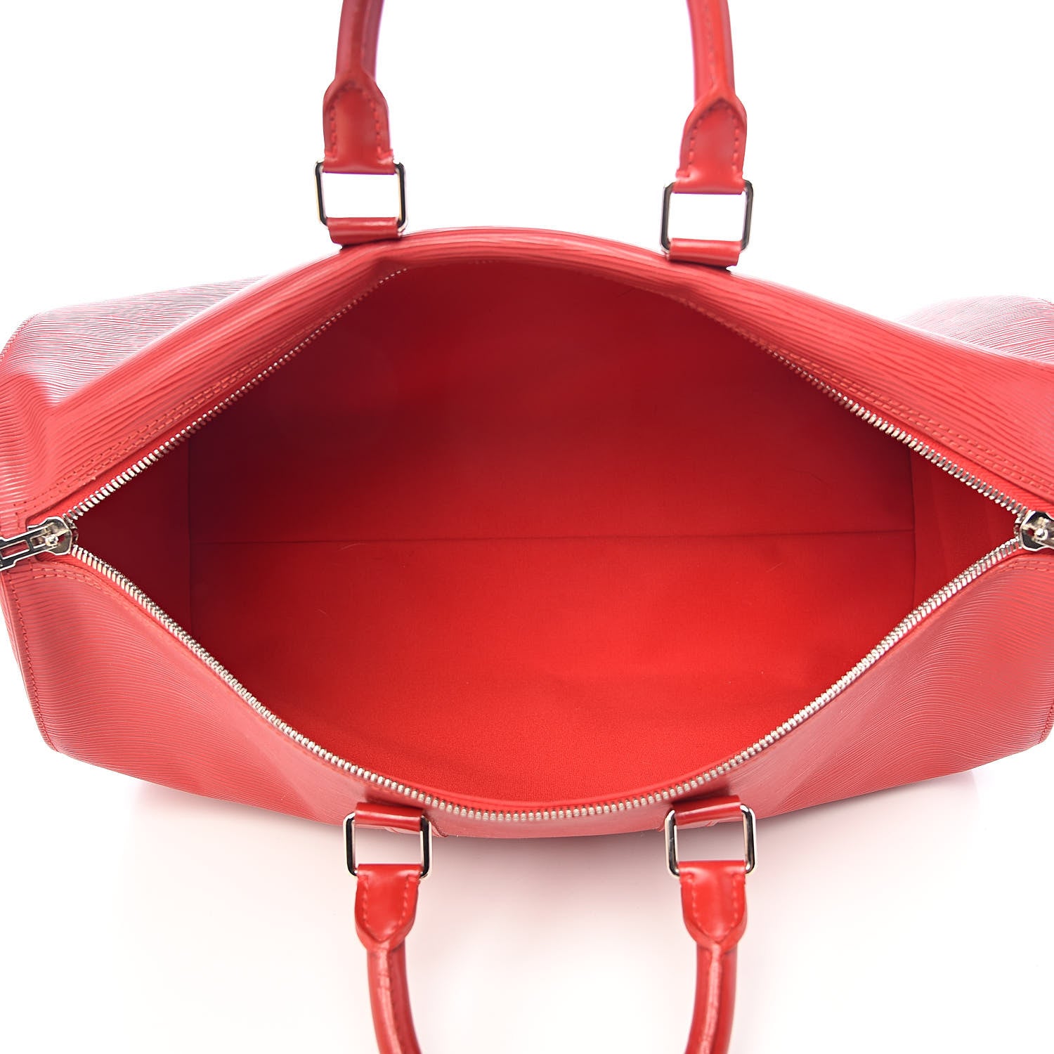 Louis Vuitton Epi Keepall 45 Castillan Red 5 of 17