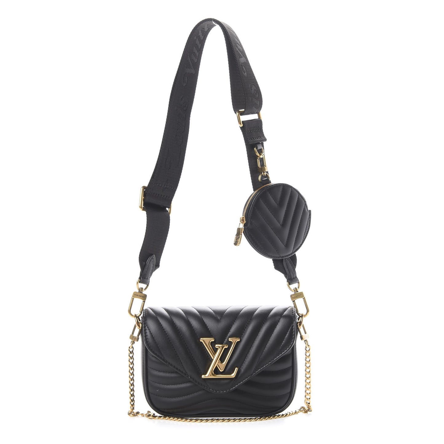 Calfskin New Wave Multi Pochette Black