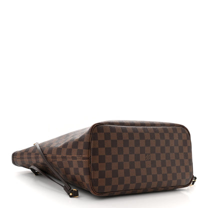Louis Vuitton Damier Ebene Neo Neverfull MM Rose Ballerine 4 of 16