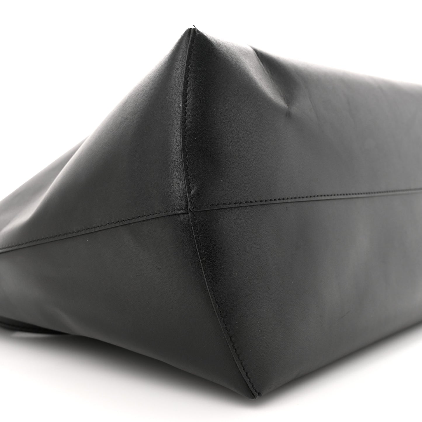 Vitello Ginevra Elaphe Monster Eyes Shopping Tote Black Naturale