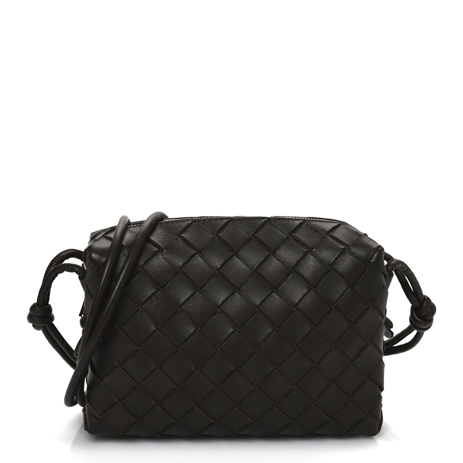 Bottega Veneta Nappa Intrecciato Mini Loop Camera Bag Light Brown 1 of 14