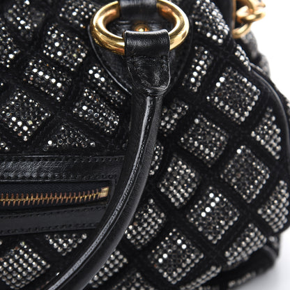 Marc Jacobs Suede Crystal Quilted Stam Black 13 of 18