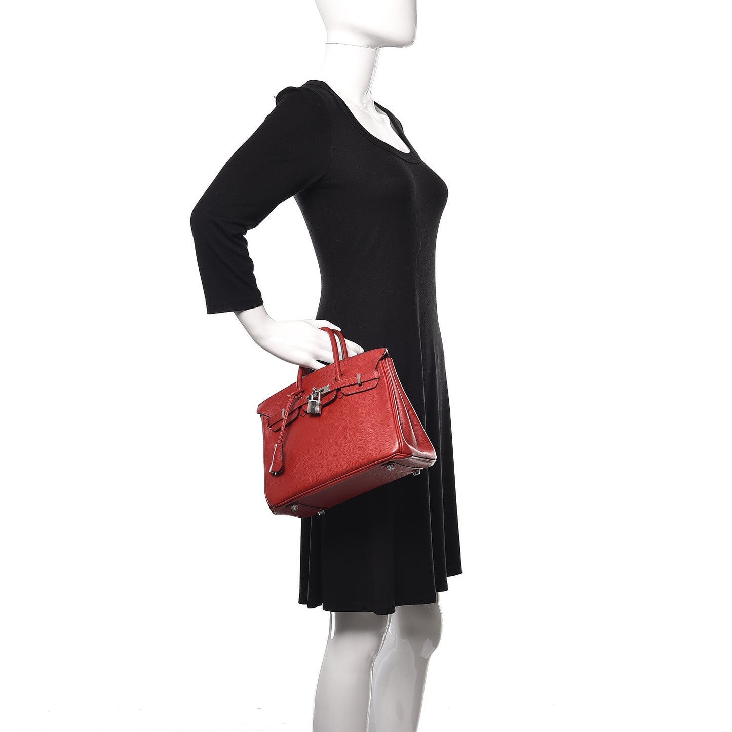 Epsom Birkin 25 Rouge Garance