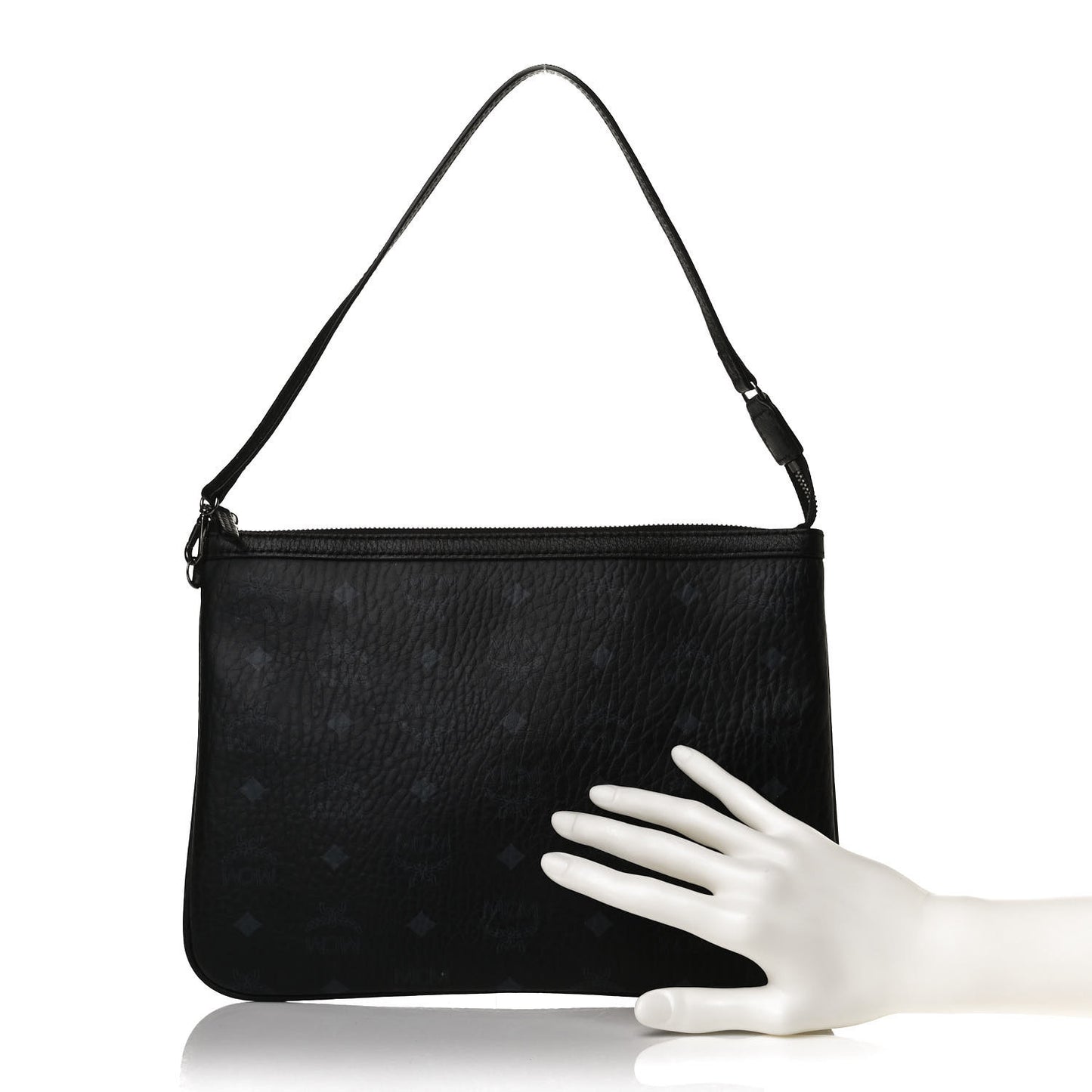 Visetos Medium Crossbody Pouch Black