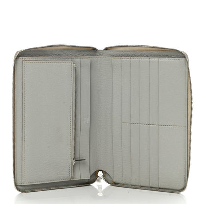 Hermes Chevre Mysore Azap GM Combined Wallet Gris Pale 5 of 9