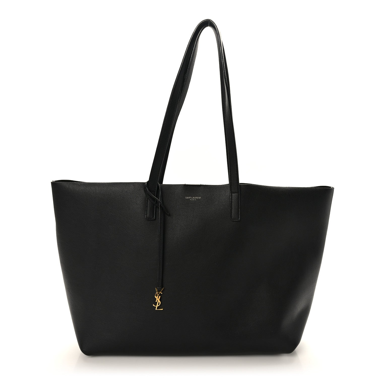Saint Laurent Calfskin Large Shopping Tote Black 1 of 10