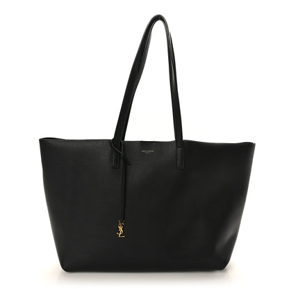 Saint Laurent Calfskin Large Shopping Tote Black 1 of 10