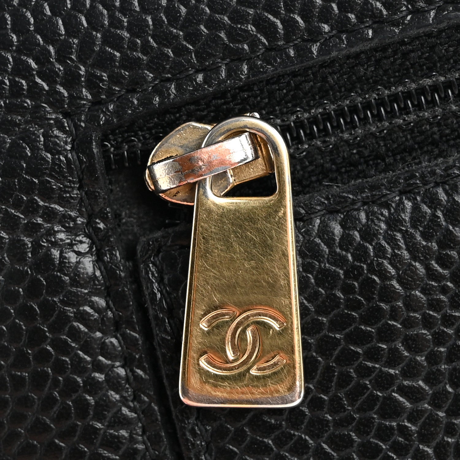 Chanel Caviar Timeless CC Flap Wallet Black 13 of 13
