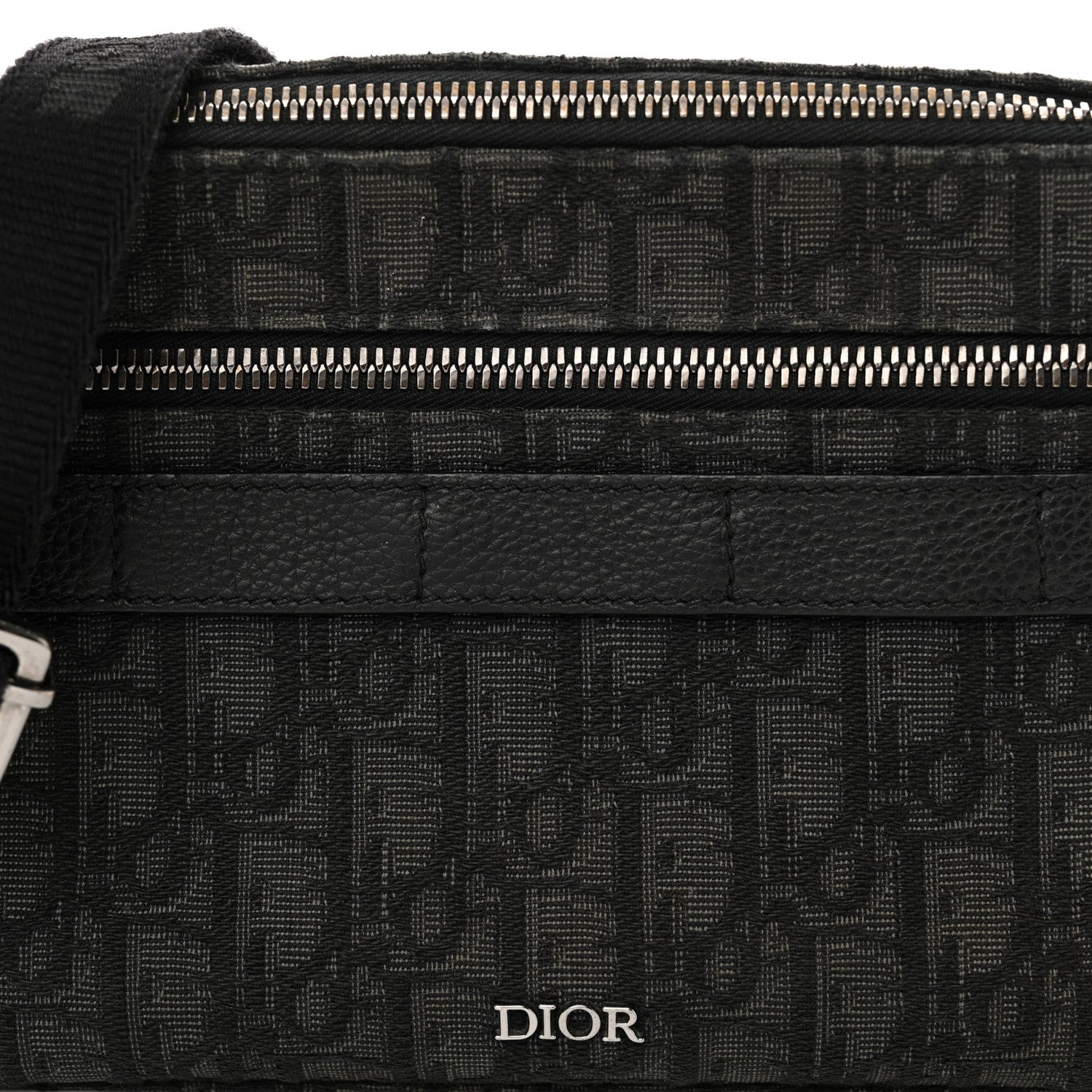 Christian Dior HOMME Oblique Safari Messenger Black 7 of 11