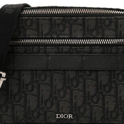 Christian Dior HOMME Oblique Safari Messenger Black 7 of 11