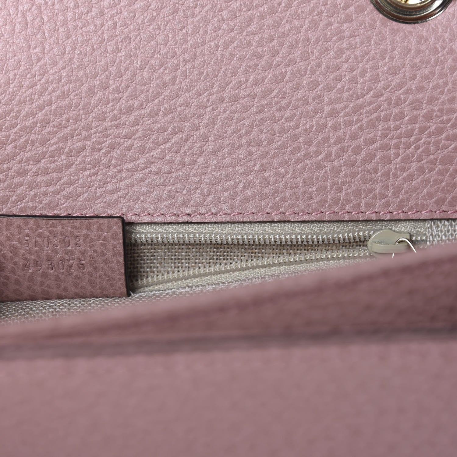 Gucci Dollar Calfskin Interlocking G Shoulder Bag Soft Pink 9 of 10