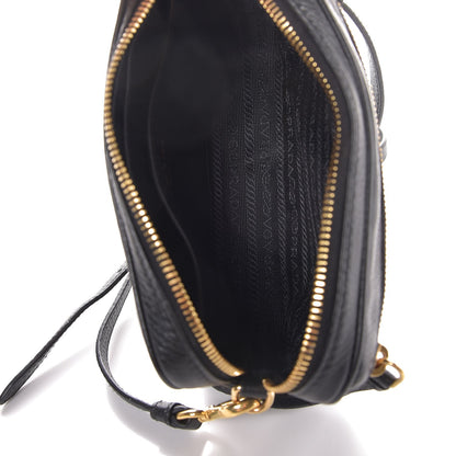 Prada Vitello Daino Belt Bag Black 5 of 7