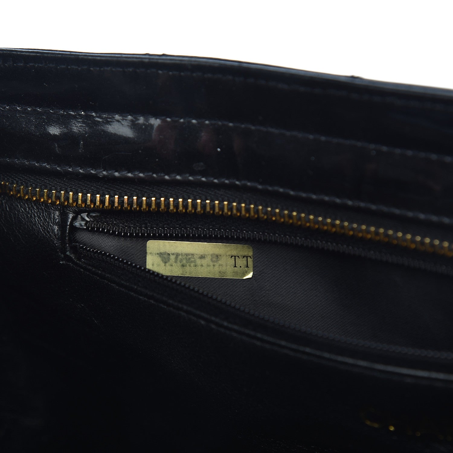 Chanel Patent Quilted Camera Case Black 7 of 11
