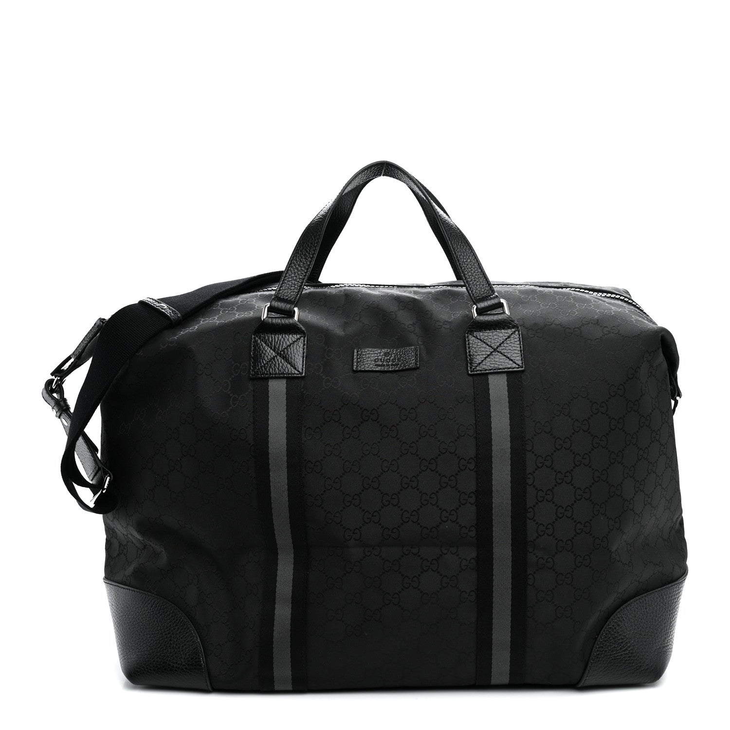 Gucci Nylon Monogram XL Duffle Bag Black 1 of 9