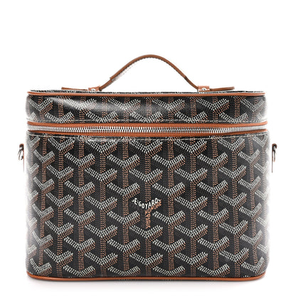 Goyard Goyardine Muse Vanity Case Black Gold 1 of 12