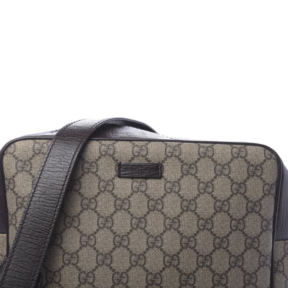 Gucci GG Supreme Monogram Web Messenger Brown 8 of 10