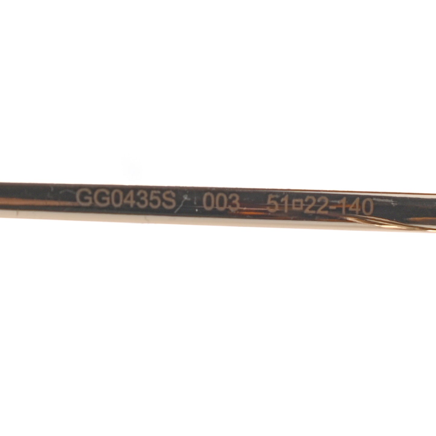 Acetate Oversize Square Frame GG0435S Sunglasses Havana