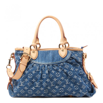 Louis Vuitton Denim Neo Cabby MM Blue 1 of 8