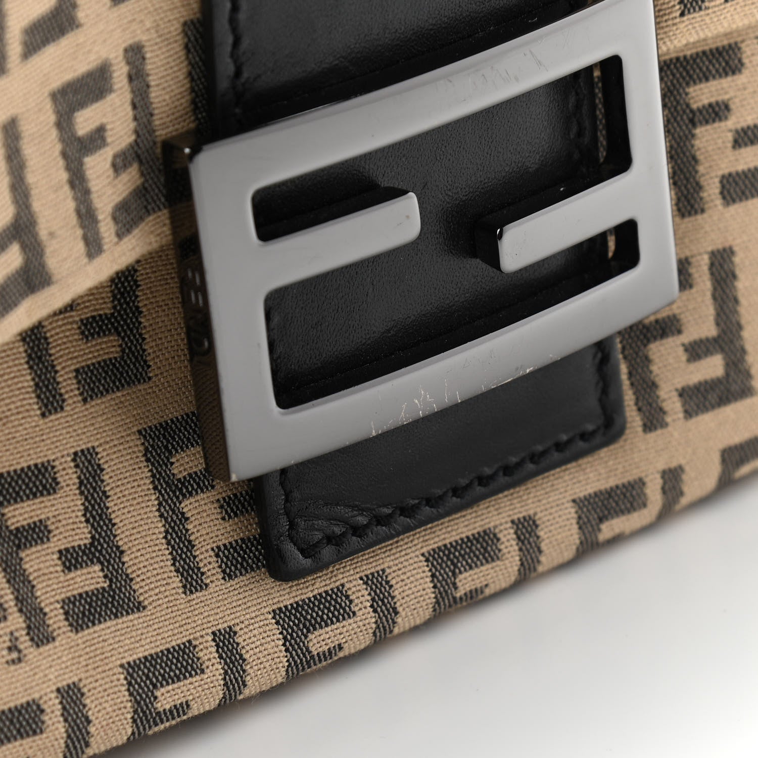 Fendi Zucchino Mini Mama Baguette Tobacco 12 of 12