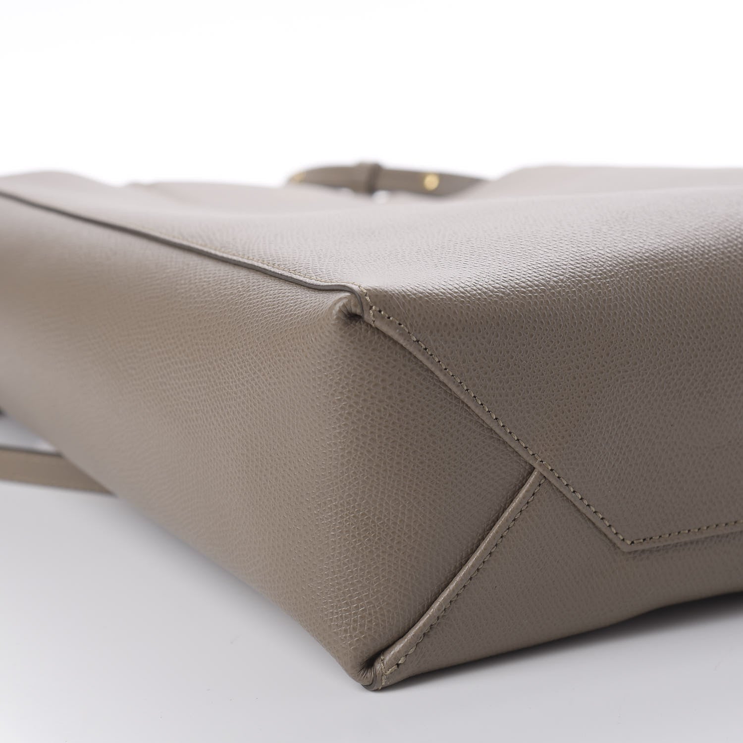 Celine Grained Calfskin Small Vertical Cabas Taupe 7 of 10