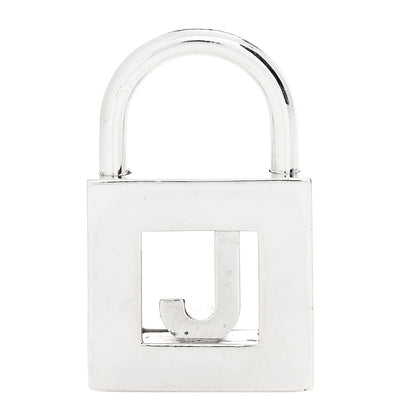 Tiffany Sterling Silver Letter J Lock Charm Pendant 1 of 4