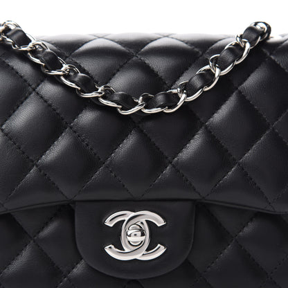 Chanel Lambskin Quilted Mini Square Flap Black 10 of 11