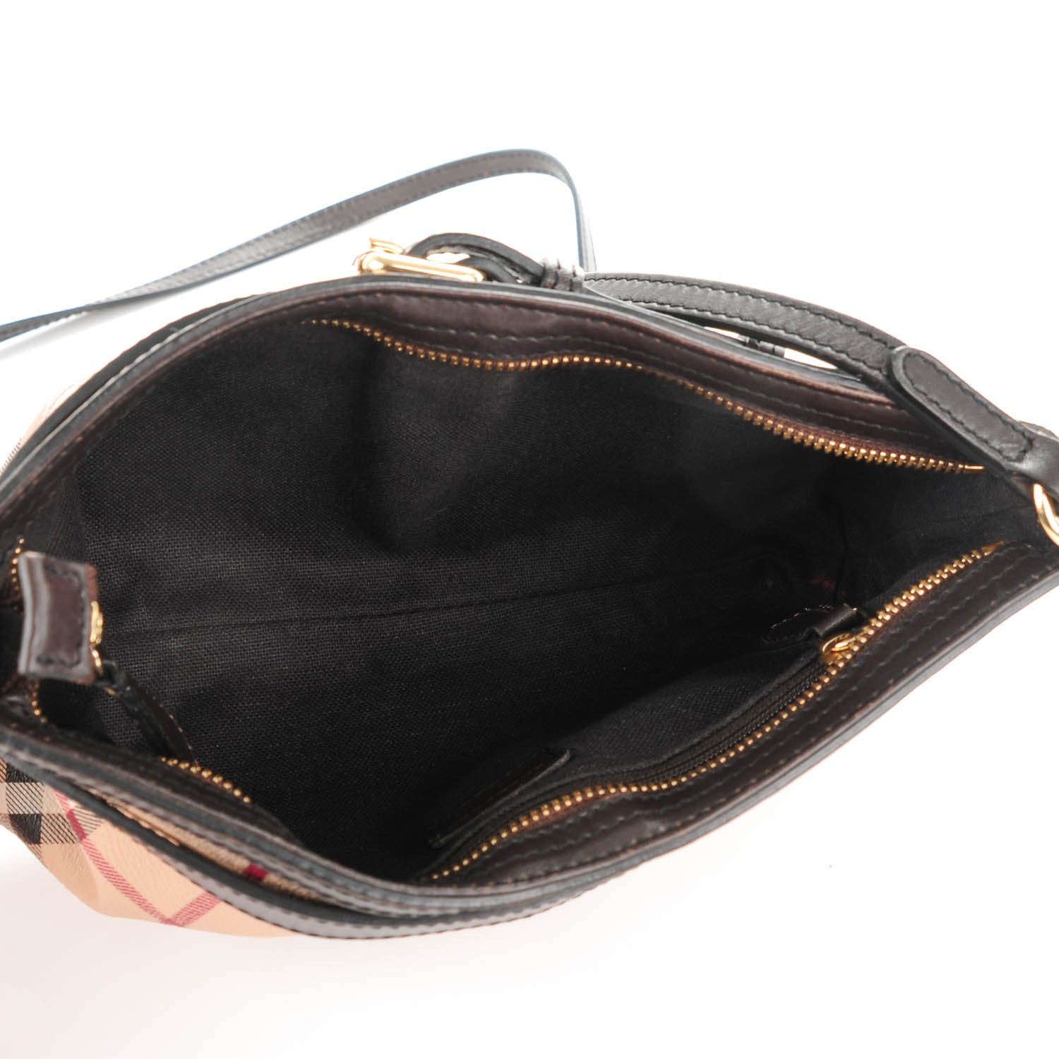 Burberry Haymarket Check Smithfield Clutch Chocolate 5 of 10
