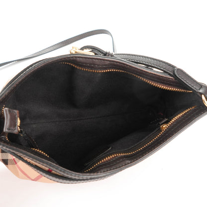 Burberry Haymarket Check Smithfield Clutch Chocolate 5 of 10