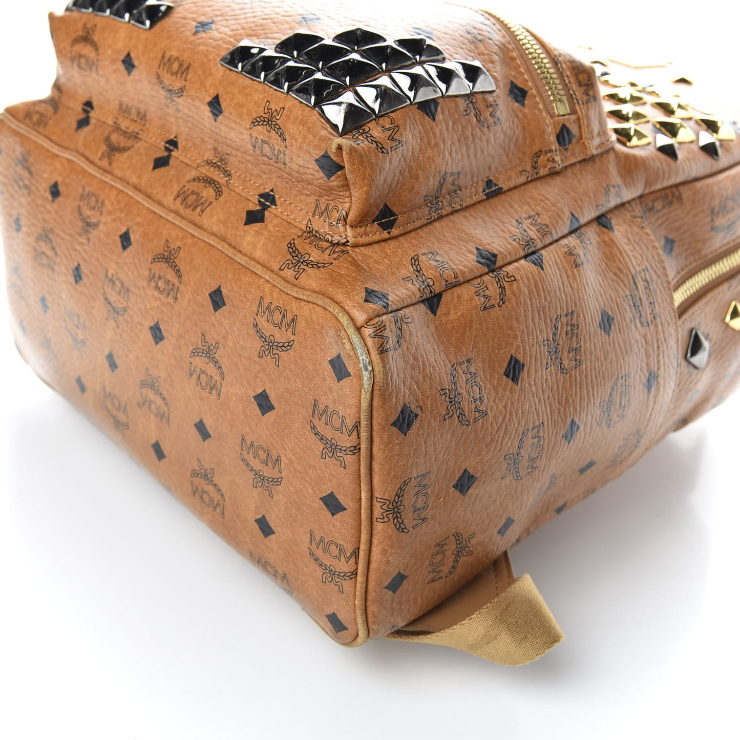 Visetos Studded Medium Stark M Backpack Cognac