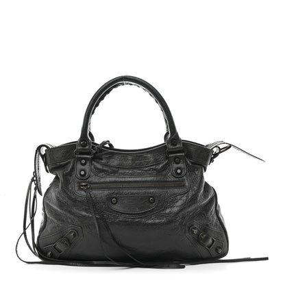 Balenciaga Agneau Classic Hardware Town Anthracite 1 of 12