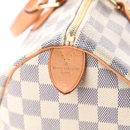 Louis Vuitton Damier Azur Speedy 30 8 of 8