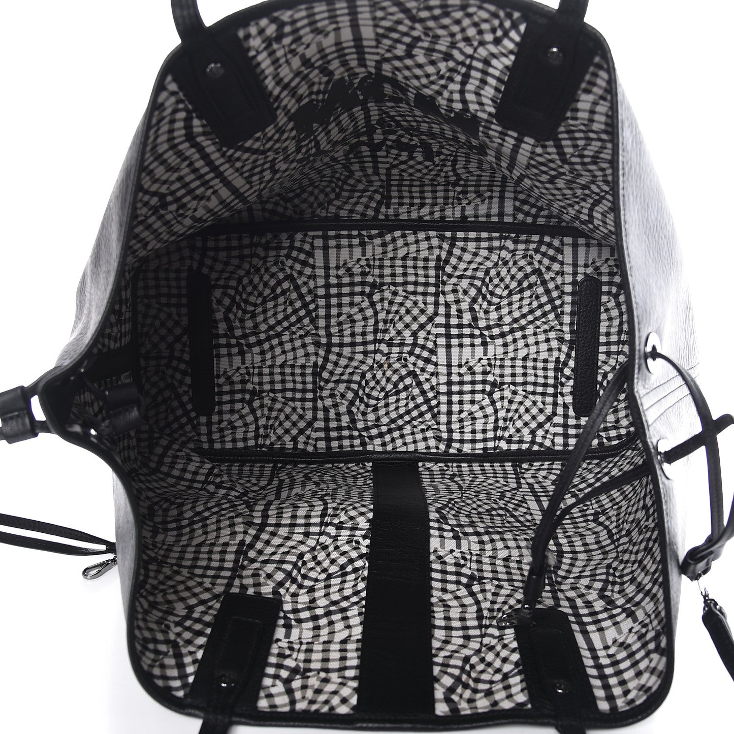 Visetos Large Liz Reversible Shopper Tote Black