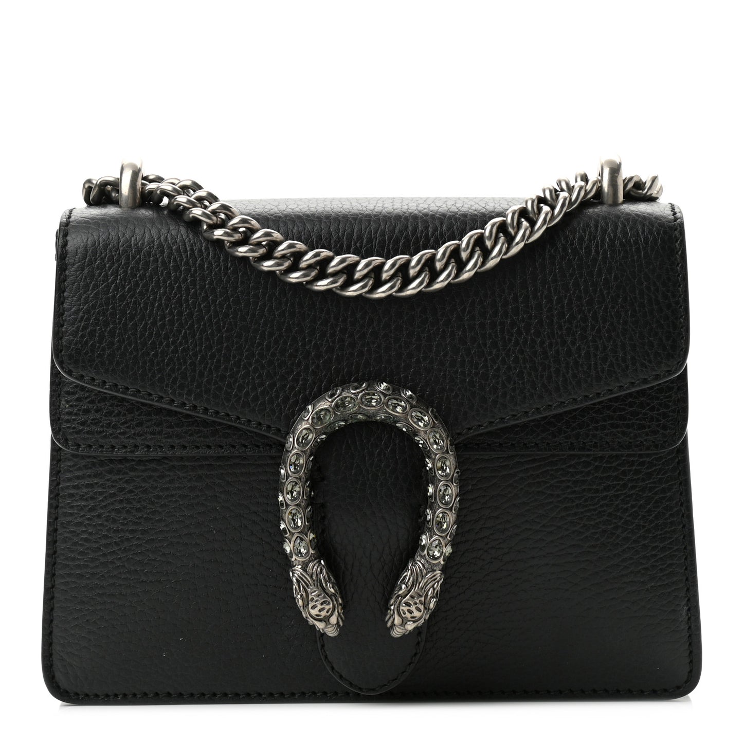 Calfskin Mini Dionysus Shoulder Bag Black