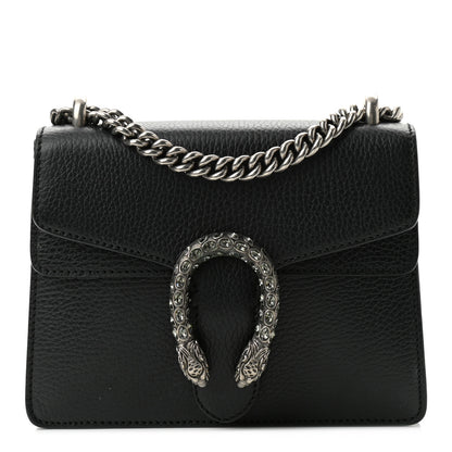 Gucci Calfskin Mini Dionysus Shoulder Bag Black 1 of 10
