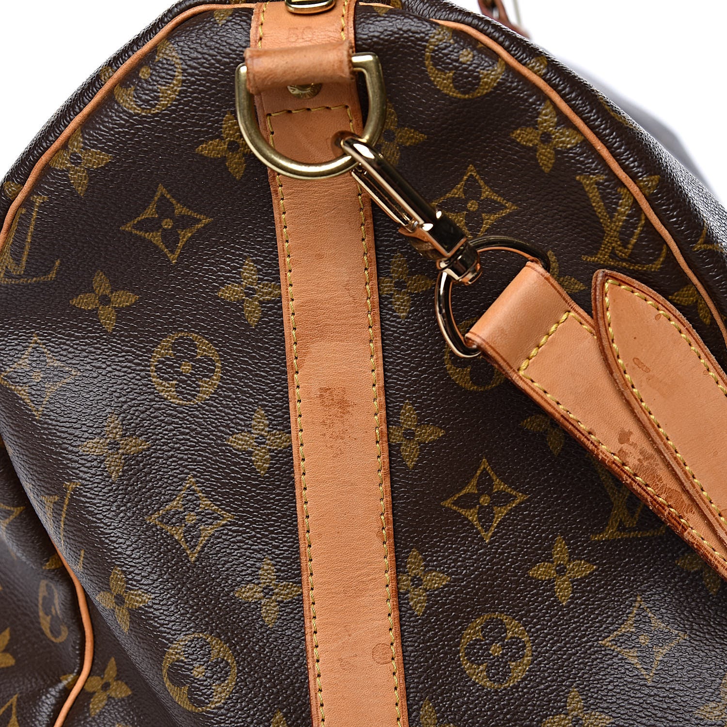 Louis Vuitton Monogram Keepall Bandouliere 50 15 of 26