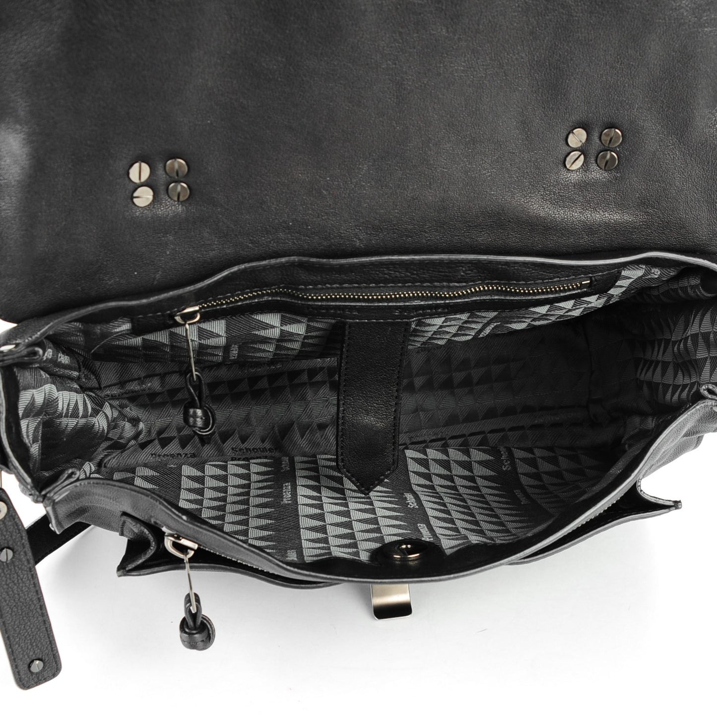 Lambskin Medium PS1 Satchel Black