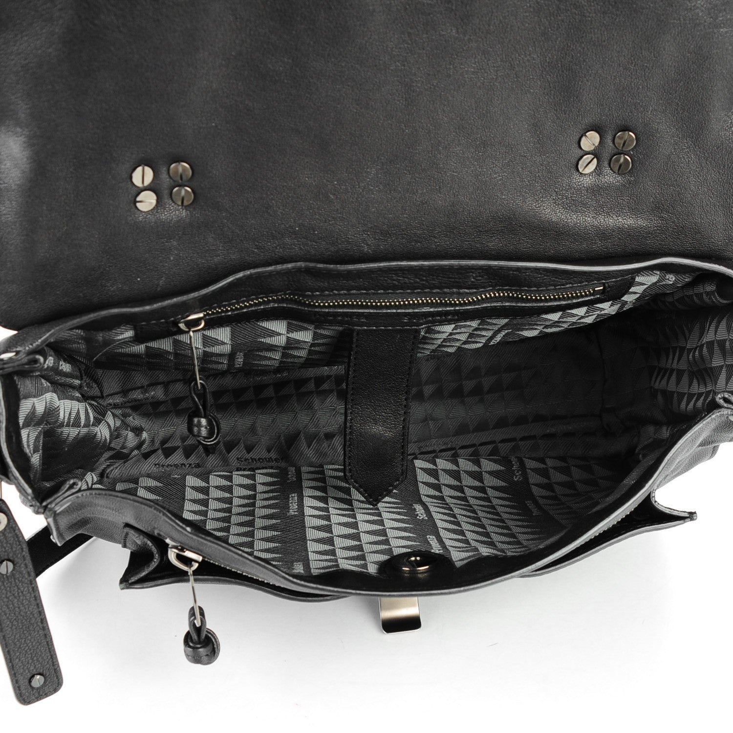 Proenza Schouler Lambskin Medium PS1 Satchel Black 5 of 8