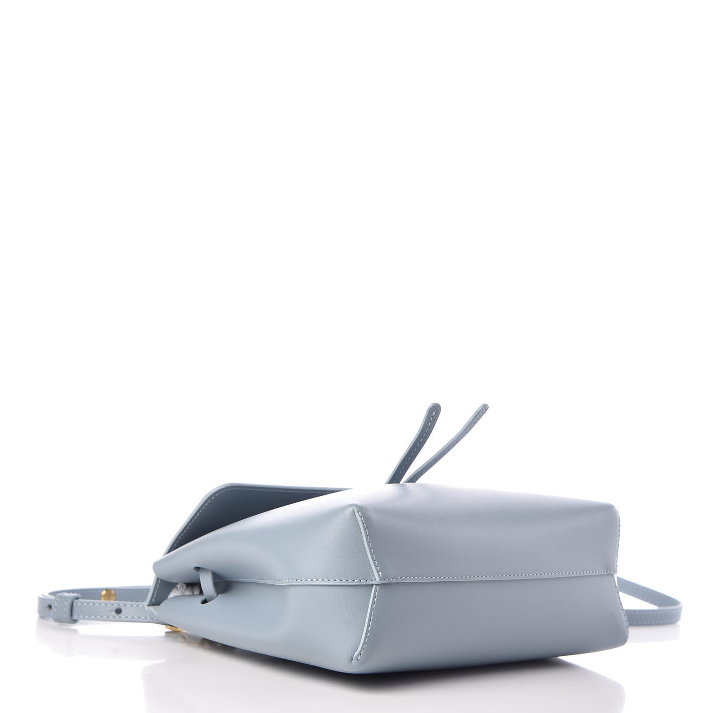 Calfskin Mini Mini Lady Bag Grey Blue