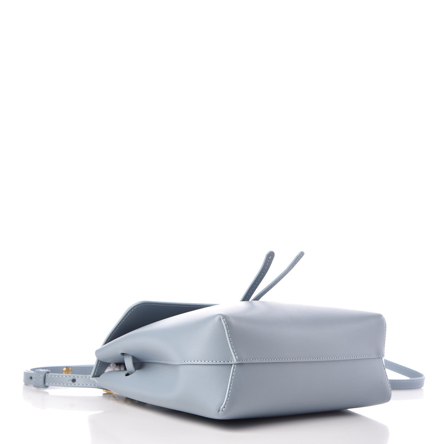 Mansur Gavriel Calfskin Mini Mini Lady Bag Grey Blue 4 of 11