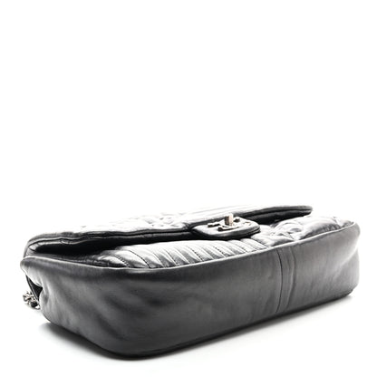 Chanel Lambskin Quilted Jumbo Paris Dallas Single Flap Black 4 of 10