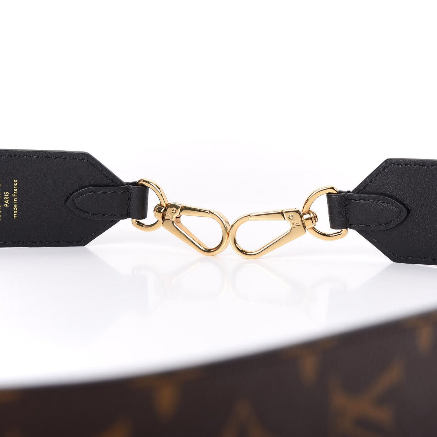 Monogram Adjustable Bandouliere Shoulder Strap Black