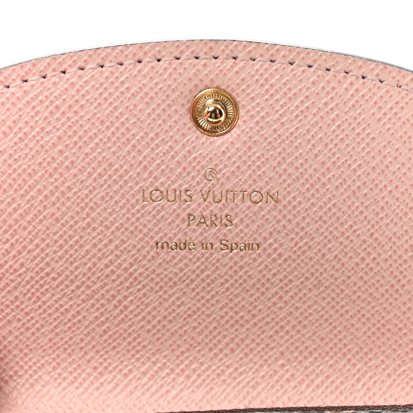 Monogram Rosalie Coin Purse Rose Ballerine