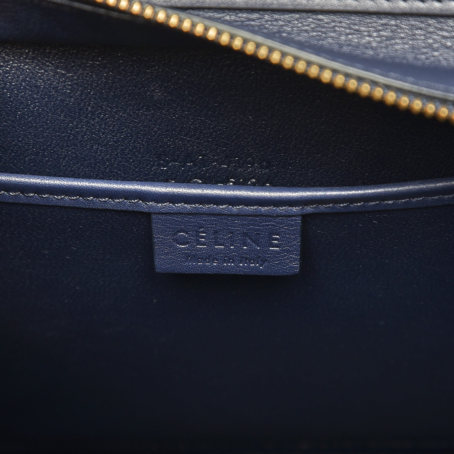 Celine Smooth Calfskin Nano Luggage Ink 8 of 10