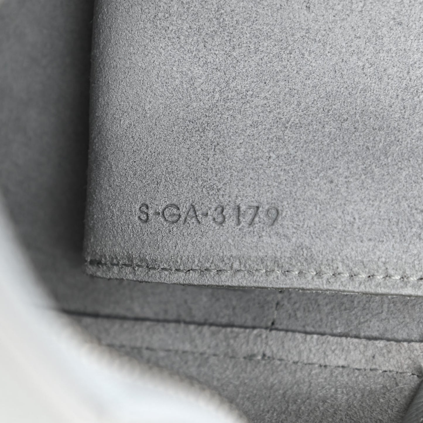 Grained Calfskin Micro Belt Bag Cloud