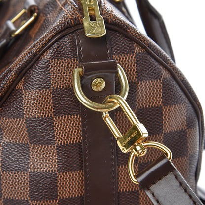 Louis Vuitton Damier Ebene Speedy Bandouliere 25 10 of 11