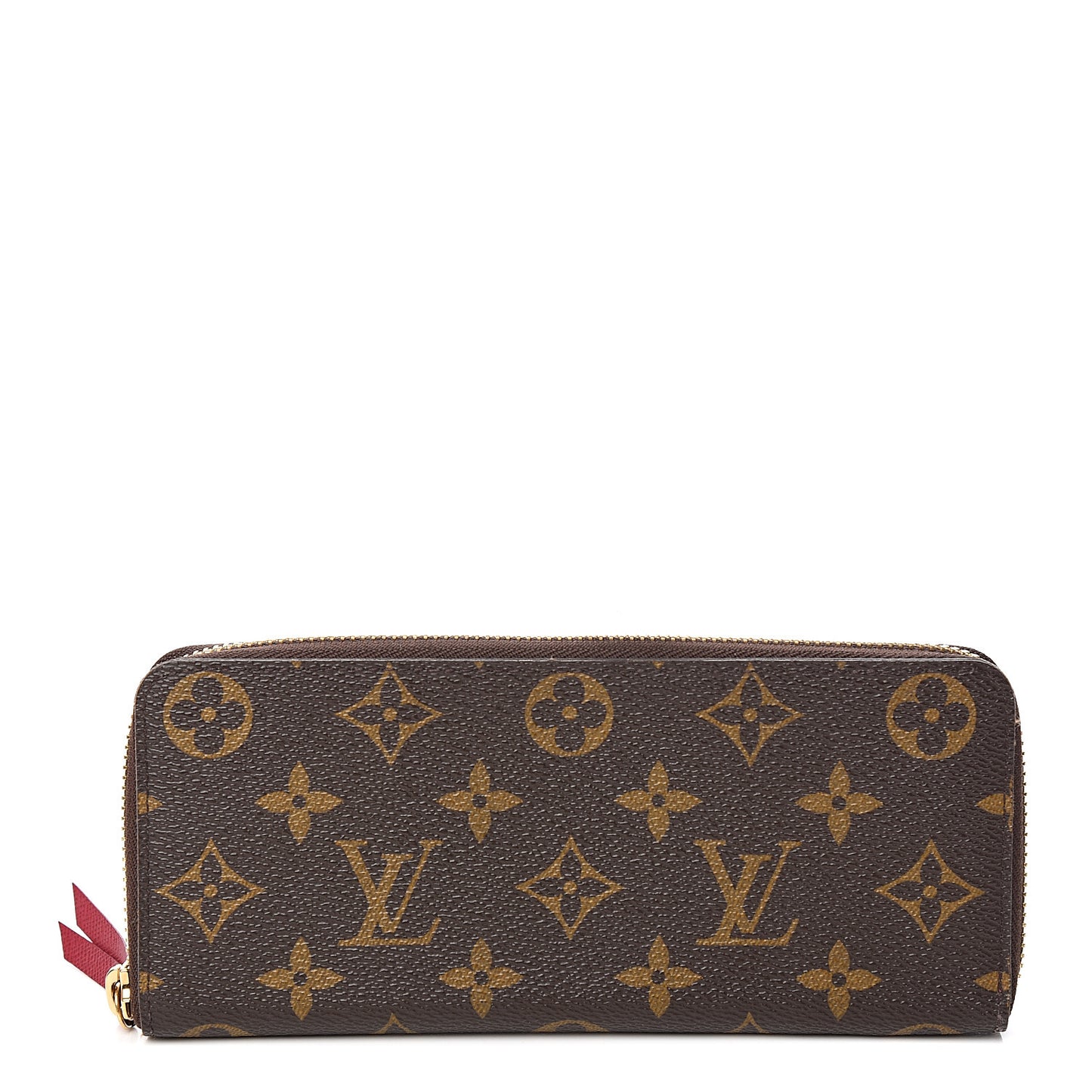 Monogram Clemence Wallet Fuchsia
