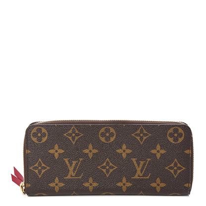 Louis Vuitton Monogram Clemence Wallet Fuchsia 1 of 7