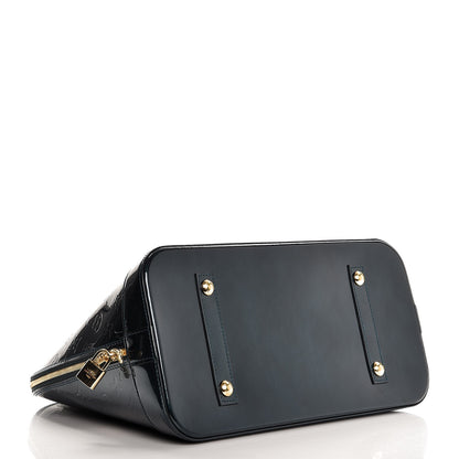Louis Vuitton Vernis Alma GM Blue Nuit 4 of 9